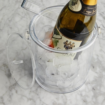 Insulated Personalized Ice Bucket With Tongs (unbreakable)