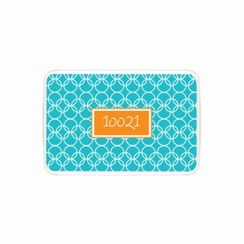 interlocking circles children's melamine tray