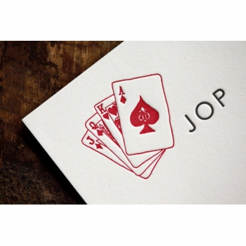 Jack Playing Cards Personalized Kids Stationery