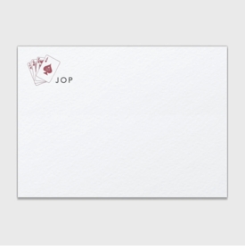 Jack Playing Cards Personalized Kids Stationery