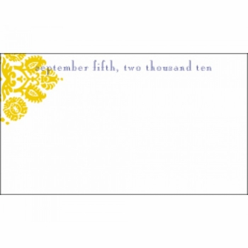 Jennifer & Jeffrey Place Card