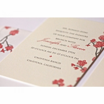 jennifer & steven brunch invite card
