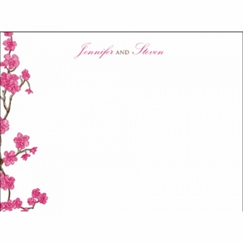 Jennifer & Steven Thank You Notes Card