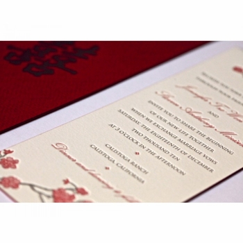 Jennifer & Steven Wedding Invitation Card