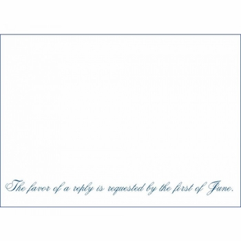 jenny & joe reply card