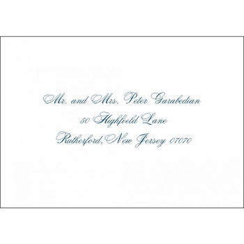 Jenny & Joe Reply Card