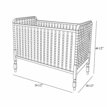 jenny lind spindle crib by art for kids