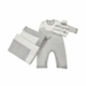 jersey knit baby blanket with contrast rib border