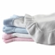 jersey knitted ruffle baby blanket