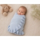 jersey knitted ruffle baby blanket