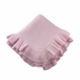 jersey knitted ruffle baby blanket