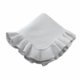 jersey knitted ruffle baby blanket