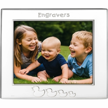 Just Ducky Sterling Silver Baby Frame