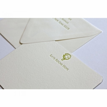 kate artichoke note cards