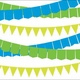 Kid's Parties Invitations - Banner Year Green