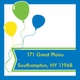 Kid's Parties Invitations - Big Day Balloons Blue