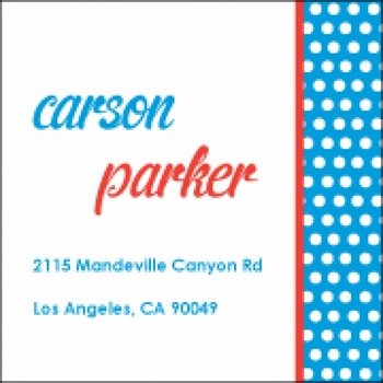 kid's parties invitations - cake and fun blue