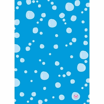 kid's parties invitations - goldfish birthday bubbles