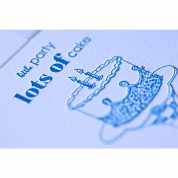 kid's parties invitations - lots of cake