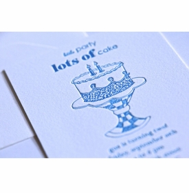 Kid's Parties Invitations - Lots of Cake