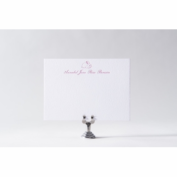 kids baby bunny stationery