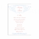 kim & greg menu card
