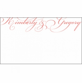 Kim & Greg Place Card