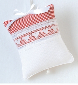 Lace Hearts Crib Bedding
