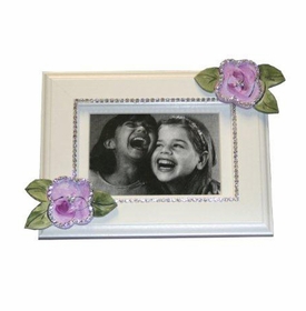 Lavender Roses with Bling Picture Frame