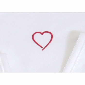 Hearts Layette Set, Deluxe 4 Piece