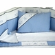 le poisson embroidered fish crib bedding