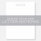 letter note pad