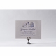 letterpress baby announcement - carriage