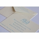 Letterpress Baby Announcement - Elephant