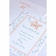 Letterpress Fish Baby Announcement - Thomas