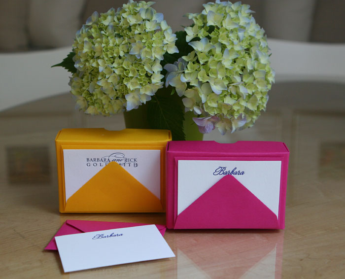 letterpress gift enclosures