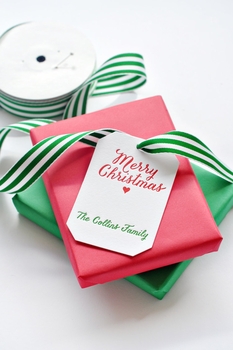 Letterpress Gift Tag-T104