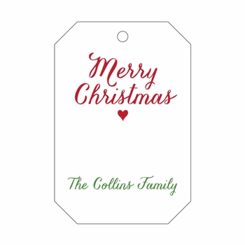 Letterpress Gift Tag-T104