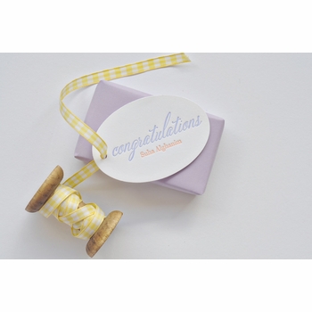Letterpress Gift Tag-T106