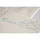Letterpress Giraffe Baby Announcement - Connor