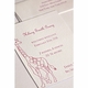 Letterpress Giraffe Baby Announcement - Hilary Baby