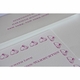 letterpress rabbit baby announcement - bunny parade