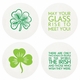 Letterpressed Lucky Coasters