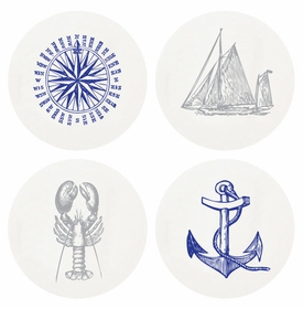 Letterpressed Nautical Coasters