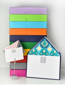 letterpressed notes and enclosures