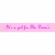 light pink personalized ribbon