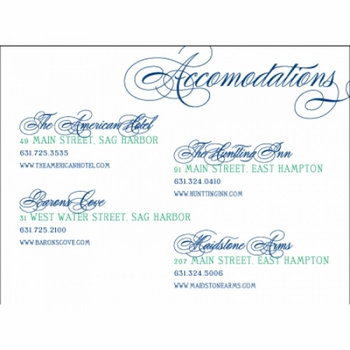 Lily & Dillon Accommodations Card