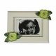 lime roses with bling picture frame