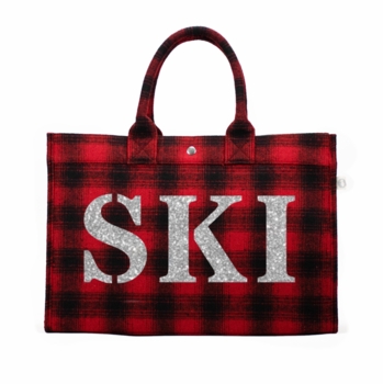Limited Edition Red Plaid Flannel SKI bag