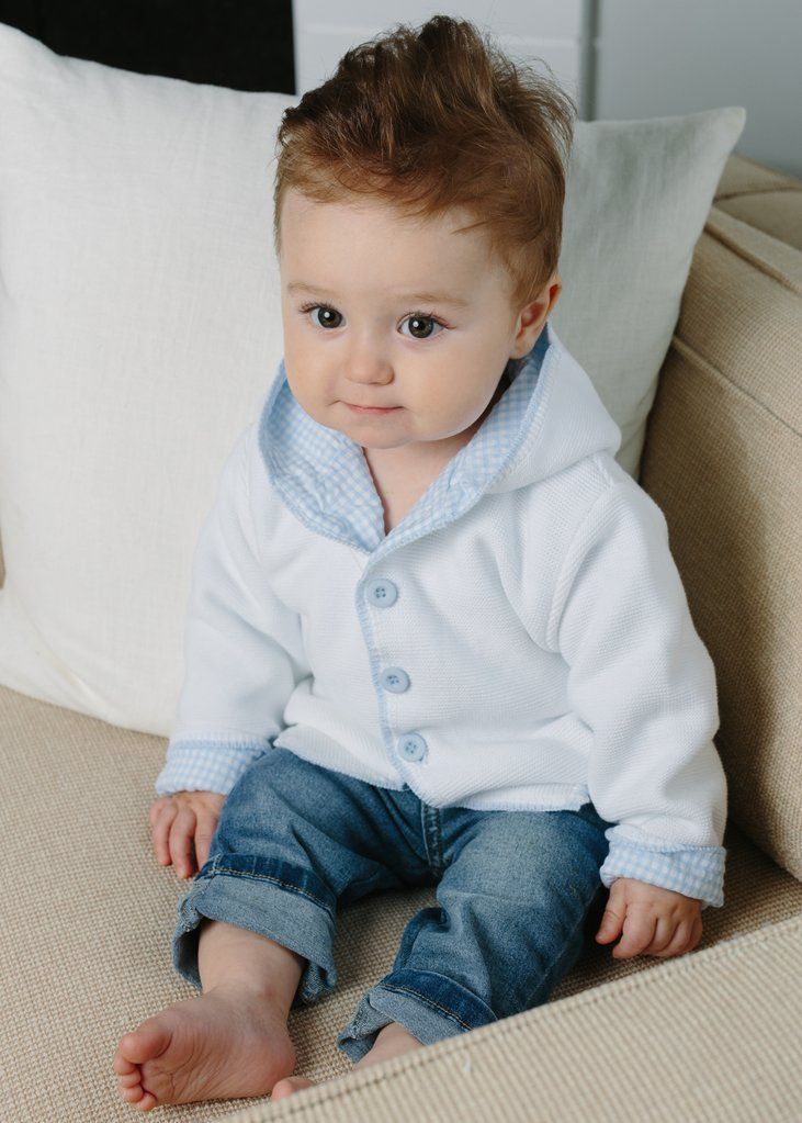 lined hooded cotton sweater by a soft idea